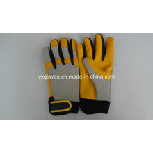 Work Glove-Cow Leather Glove-Safety Glove-Industrial Glove-Labor Glove-Machine Glove